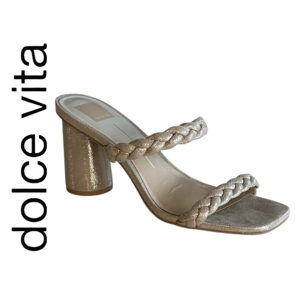 Dolce Vita Shoes - Dolce Vita Women's Braided Heels/Mule - Gold